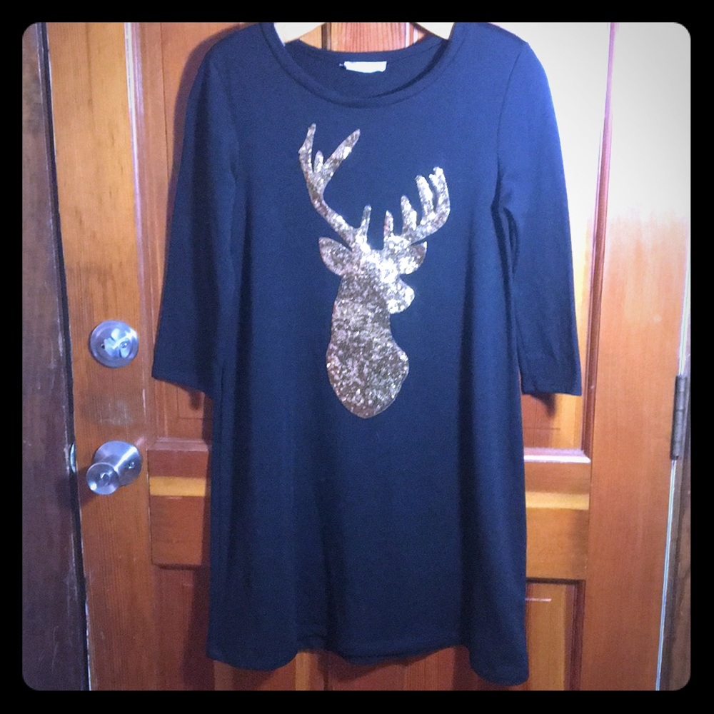 Million Bullpup Medium Gold Sequined Buck